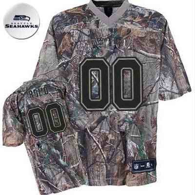 Custom Seattle Seahawks camo Camo jersey
