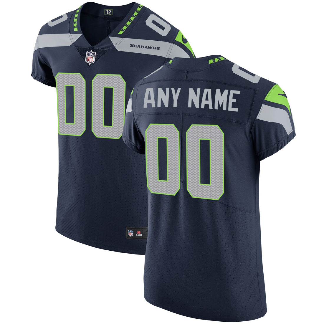 Seattle Seahawks navy Vapor jersey