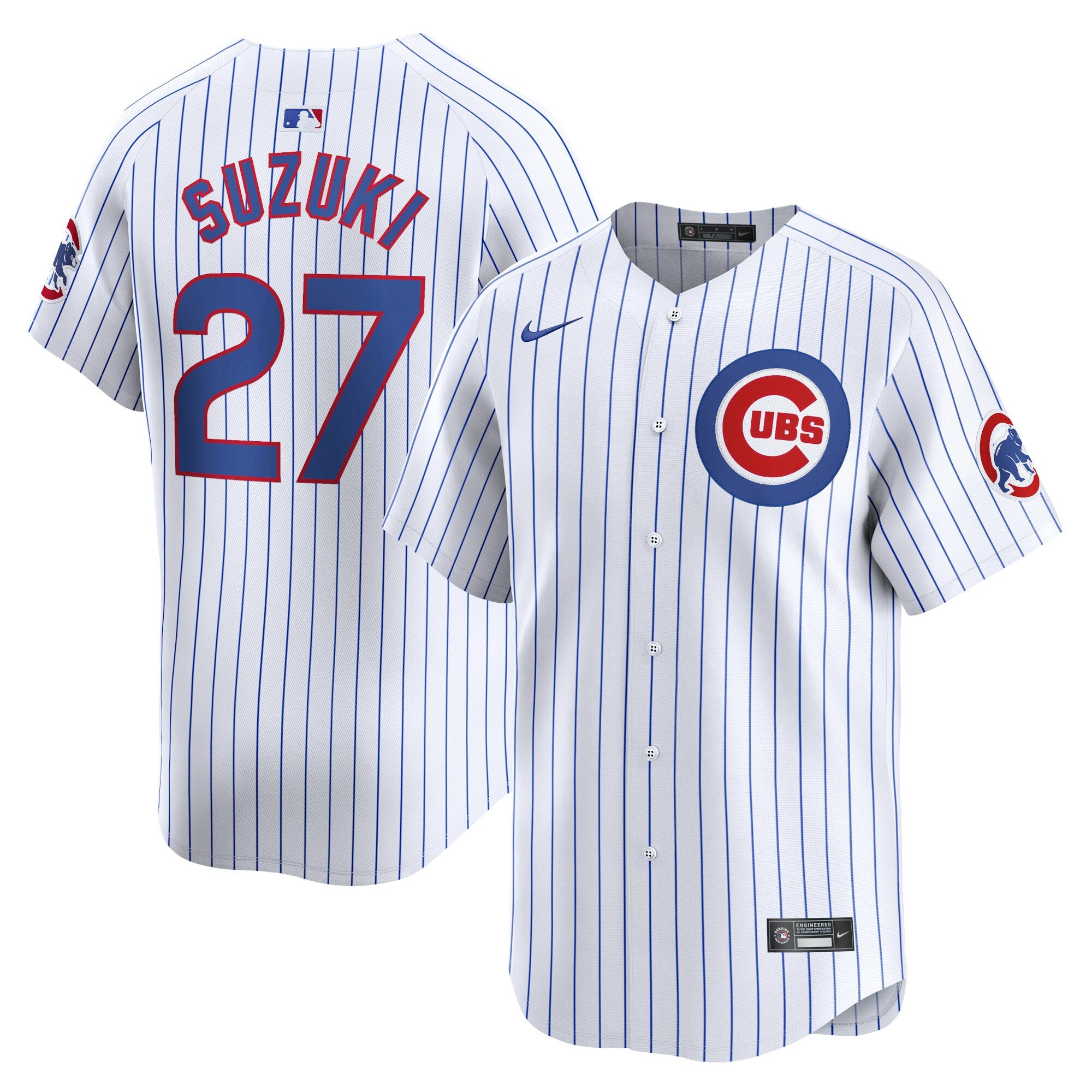 Seiya Suzuki Chicago Cubs white Limited jersey