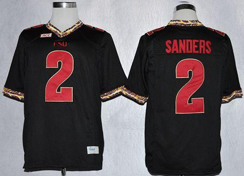 Deion Sanders Florida State Seminoles black jersey