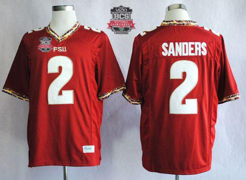 Deion Sanders New Florida State Seminoles red jersey