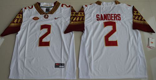 Deion Sanders Florida State Seminoles white Limited jersey