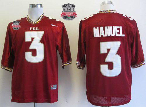 E.J Manuel Florida State Seminoles red jersey