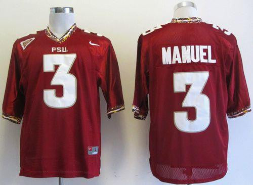 E.J Manuel Florida State Seminoles red jersey