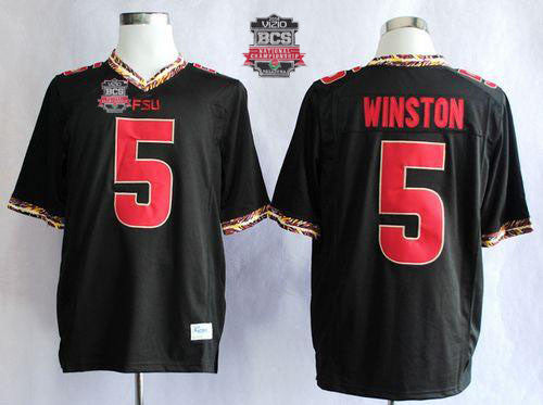 Jameis Winston Florida State Seminoles black jersey