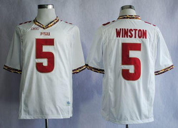 Jameis Winston Florida State Seminoles white jersey