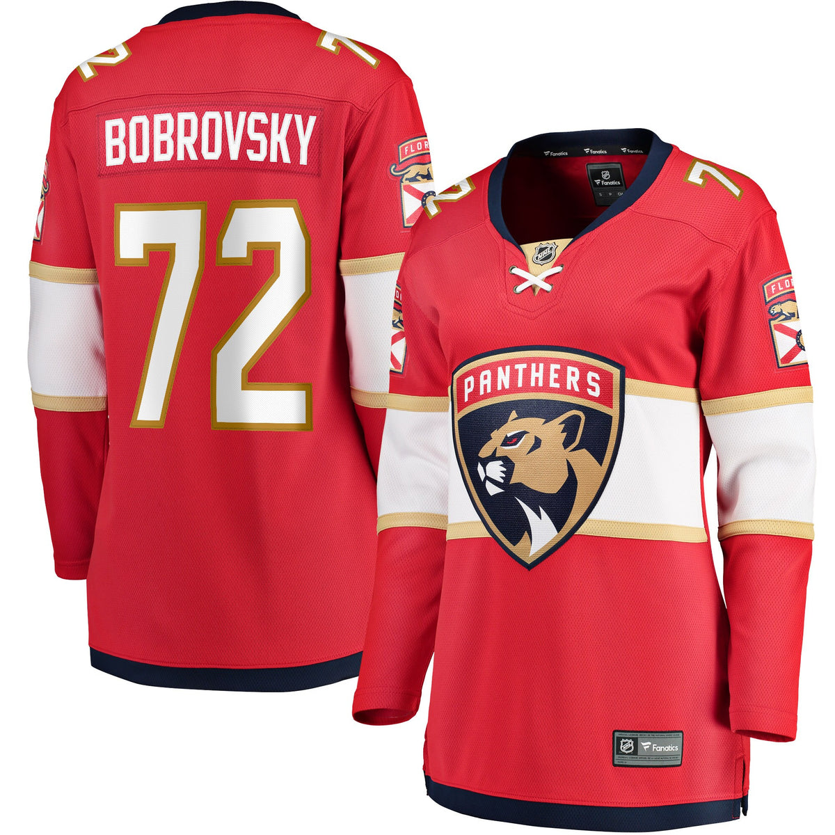 Sergei Bobrovsky Florida Panthers red Home jersey