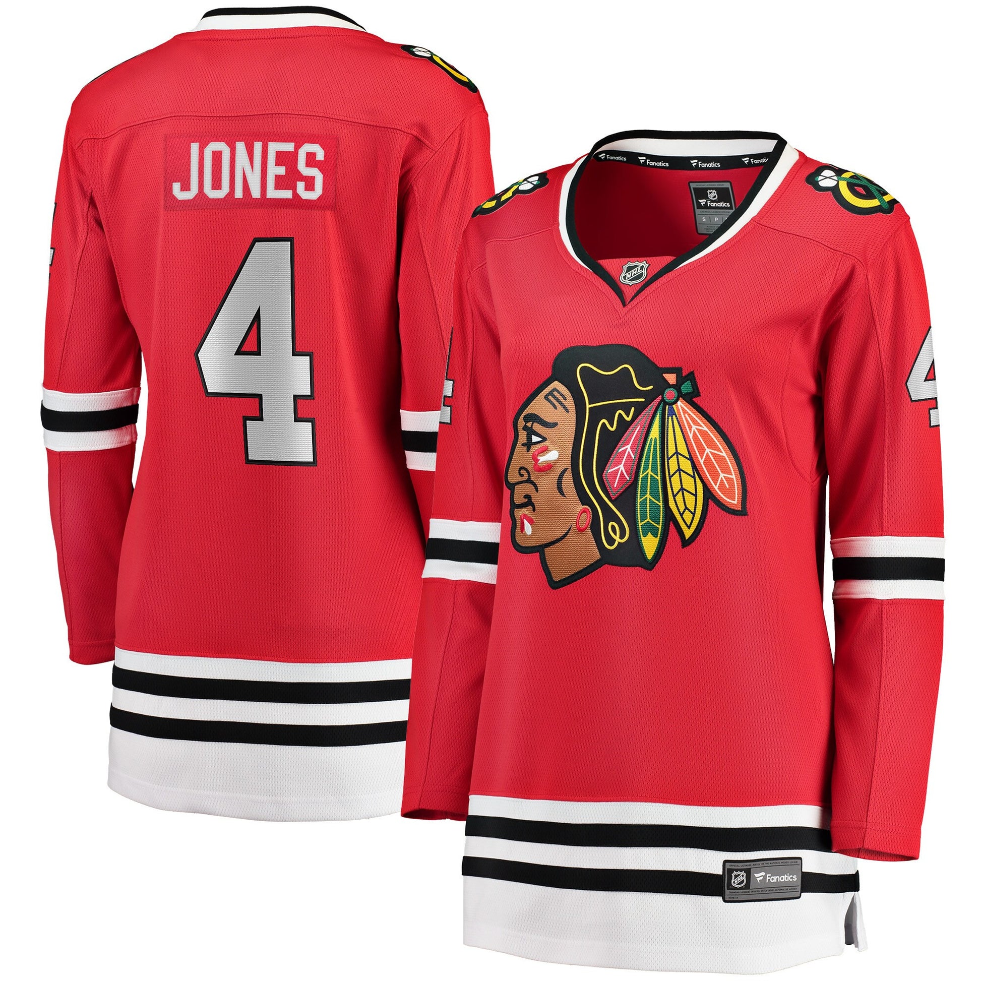 Seth Jones Chicago Blackhawks red Home jersey