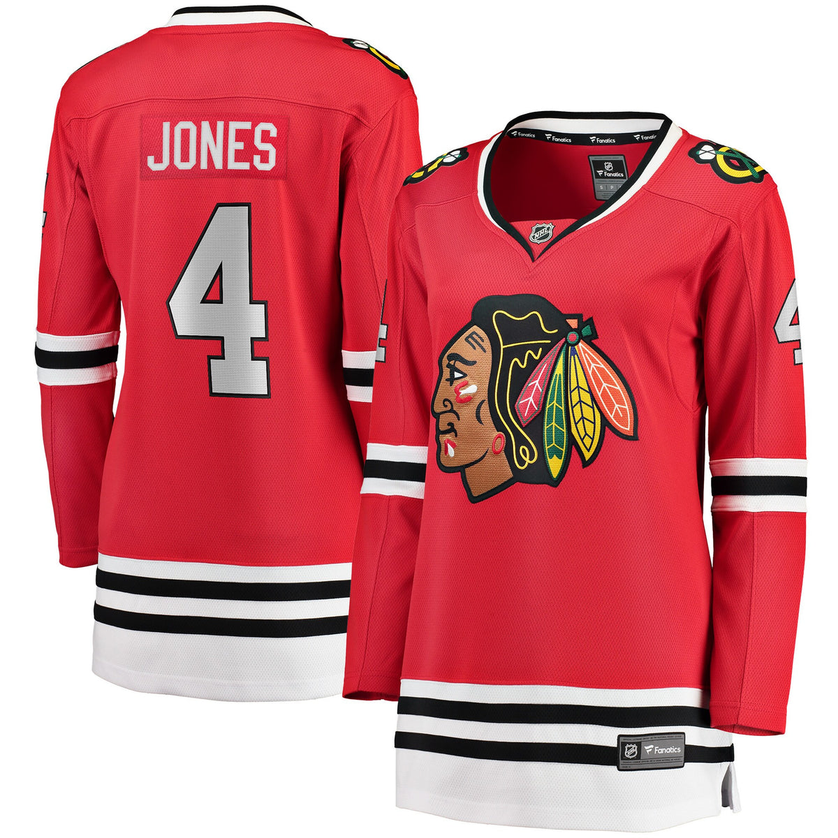 Seth Jones Chicago Blackhawks red Home jersey