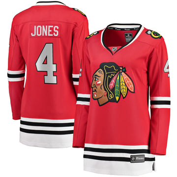 Seth Jones Chicago Blackhawks red Home jersey
