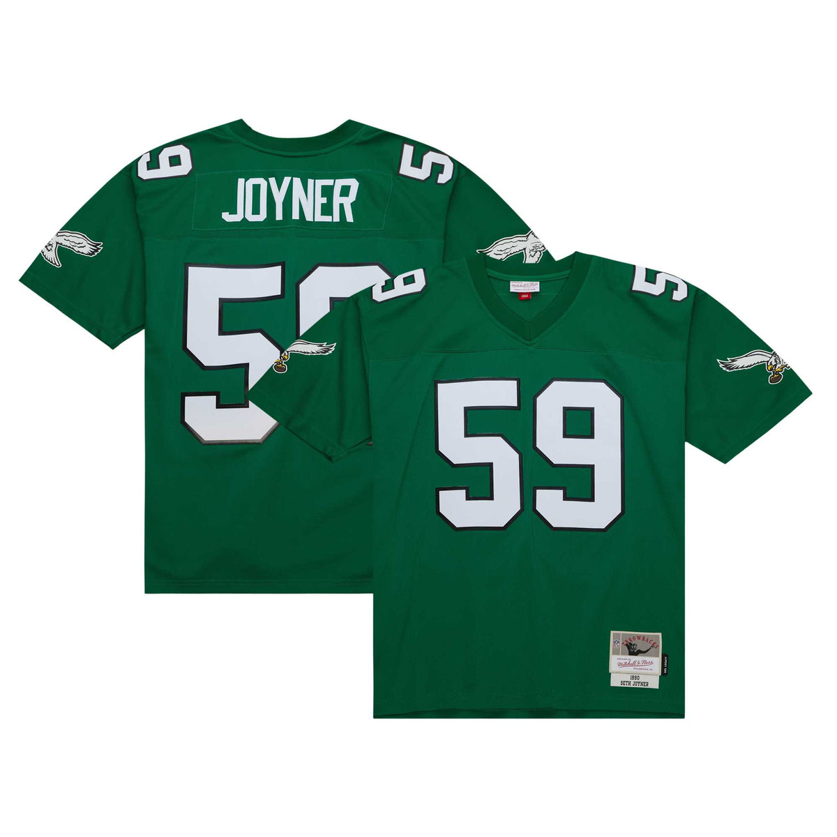 Seth Joyner Philadelphia Eagles green jersey