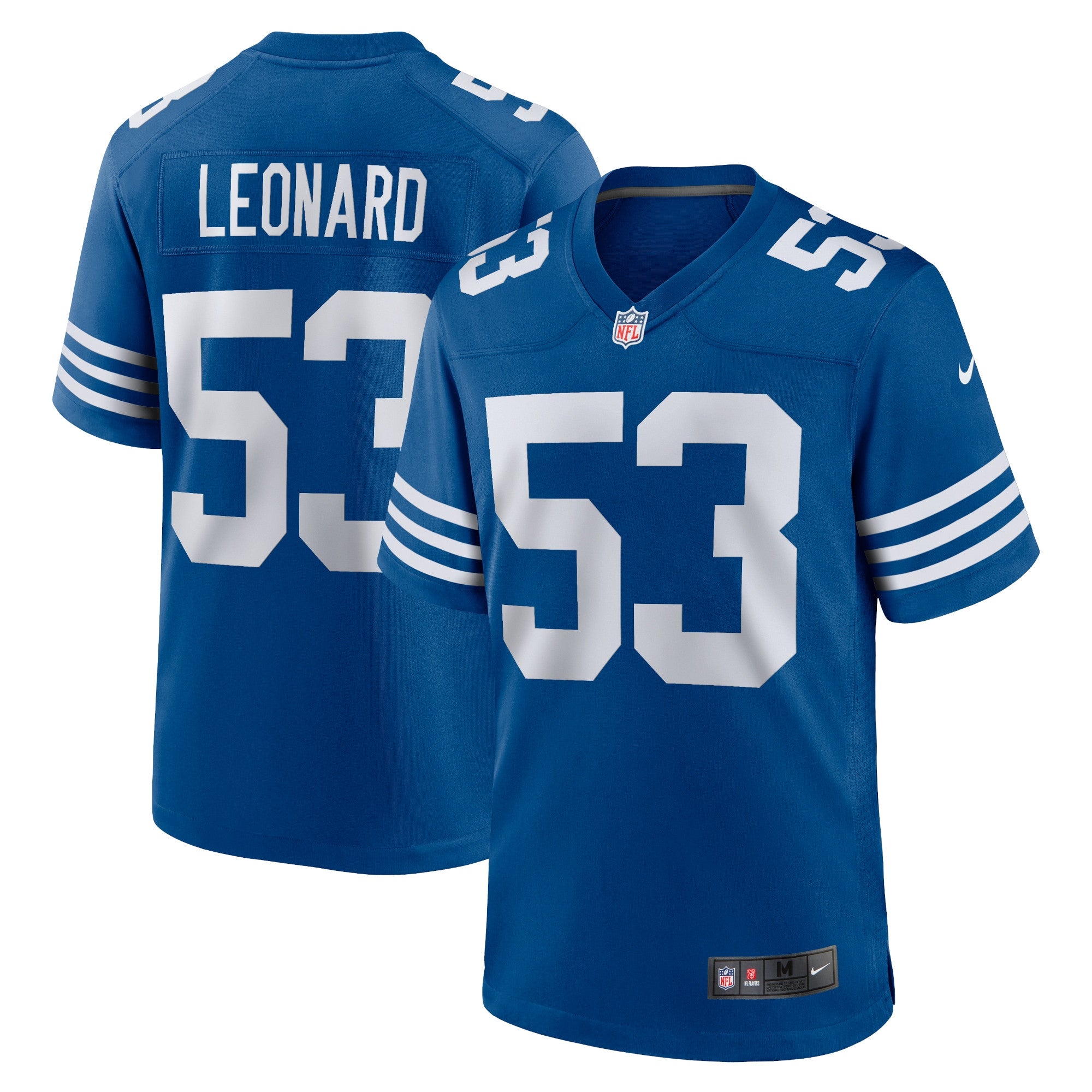 Shaquille Leonard Indianapolis Colts royal Alternate jersey