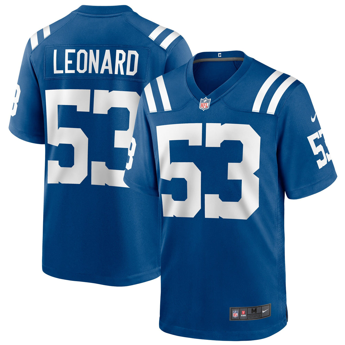 Shaquille Leonard Indianapolis Colts royal Game jersey