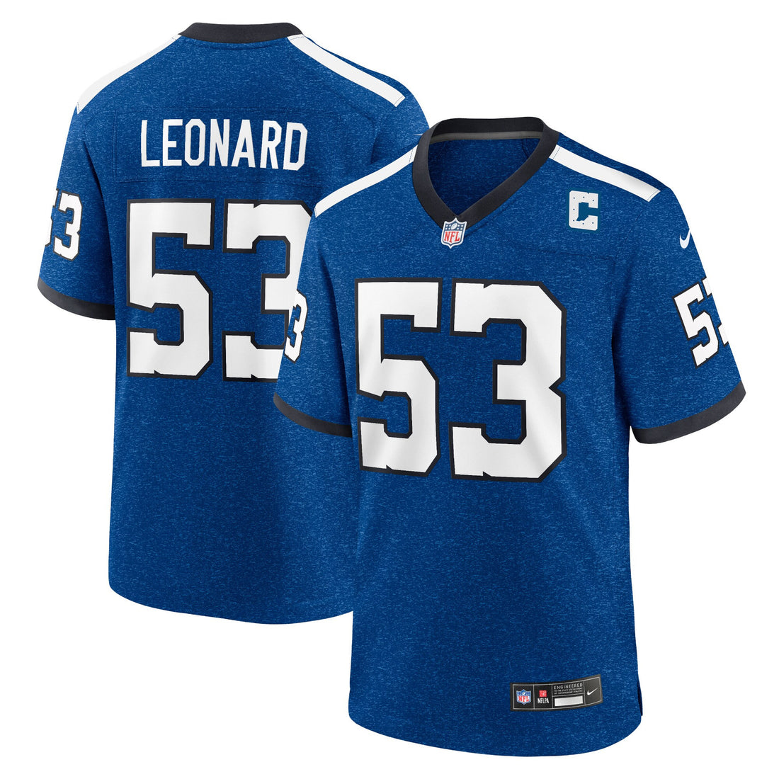 Shaquille Leonard Indiana Nights Indianapolis Colts royal Alternate jersey