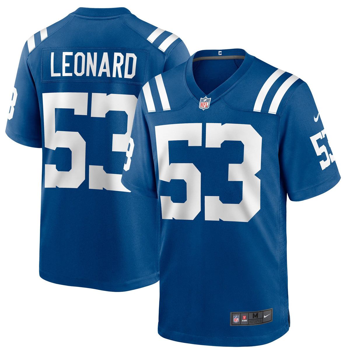 Shaquille Leonard Indianapolis Colts royal jersey