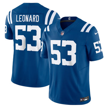 Shaquille Leonard Indianapolis Colts royal Vapor jersey