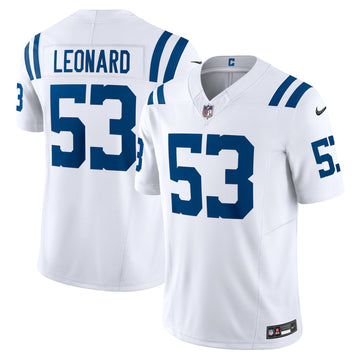 Shaquille Leonard Indianapolis Colts white Vapor jersey