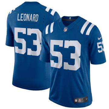 Shaquille Leonard Indianapolis Colts royal Vapor jersey