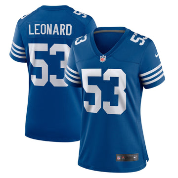 Shaquille Leonard Indianapolis Colts royal Alternate jersey