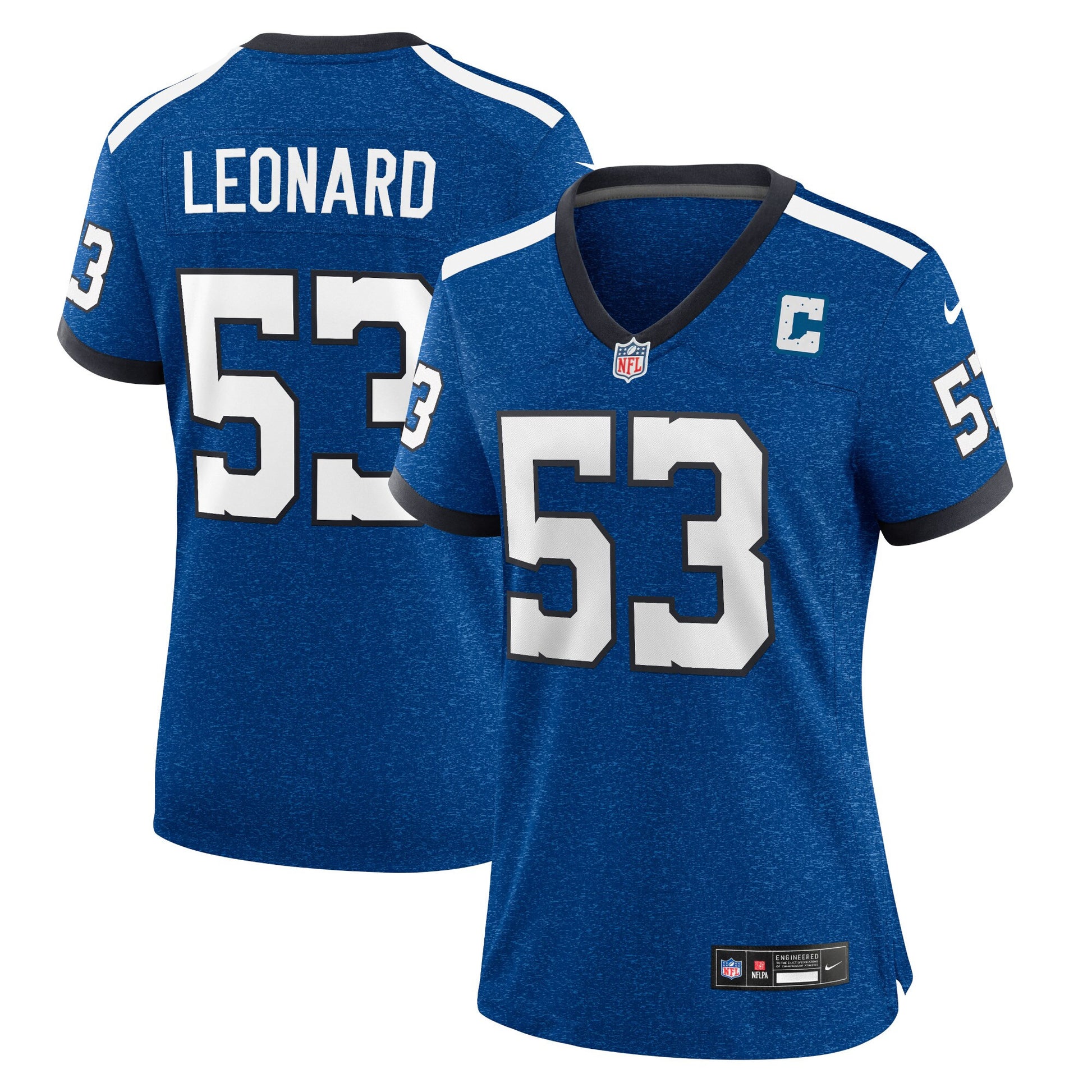 Shaquille Leonard Indianapolis Colts blue jersey