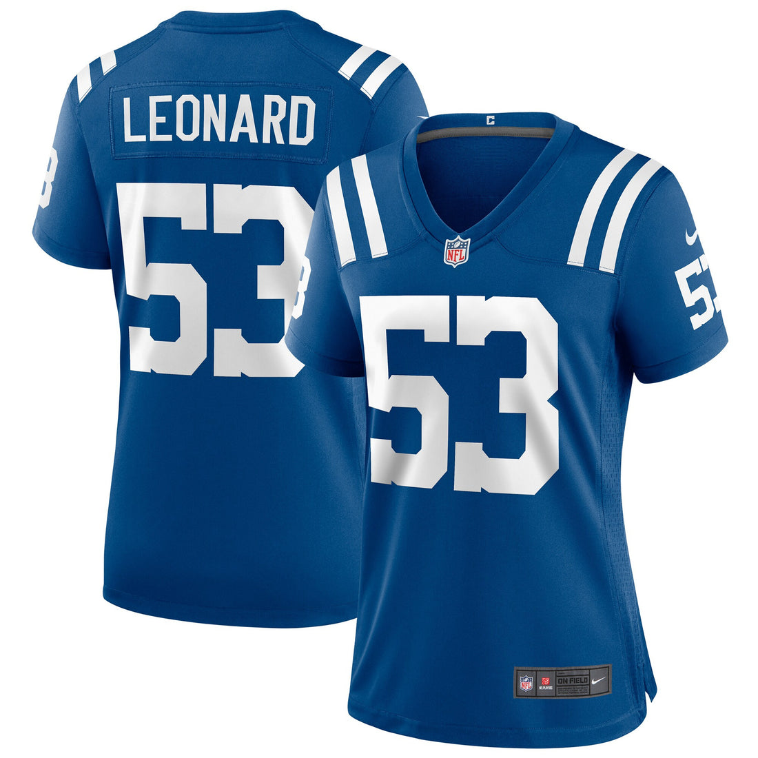 Shaquille Leonard Indianapolis Colts royal jersey