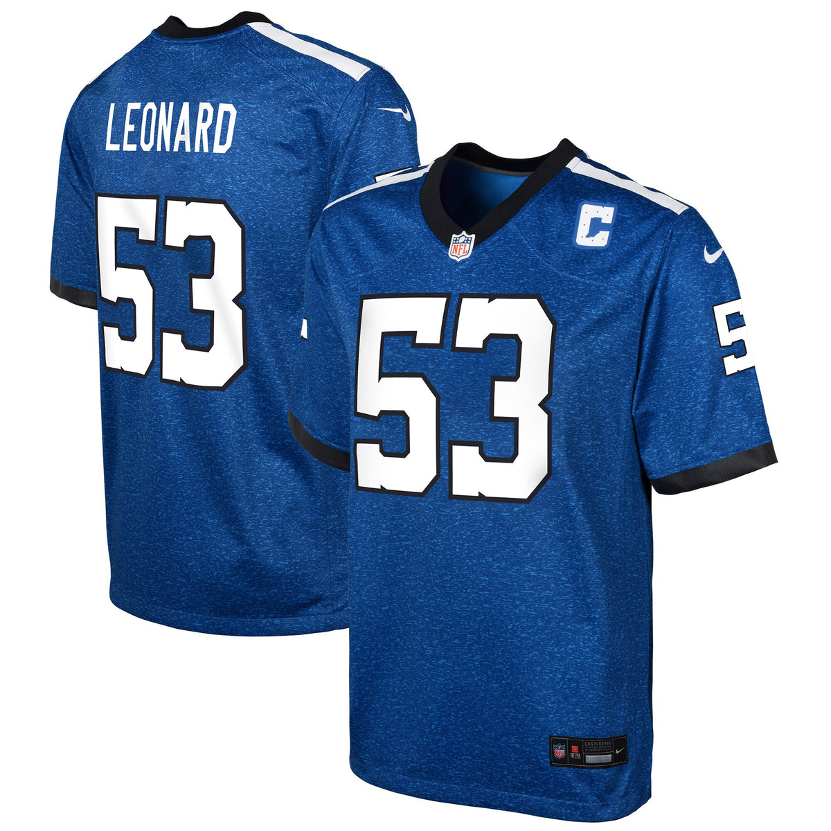 Shaquille Leonard Indianapolis Colts blue jersey