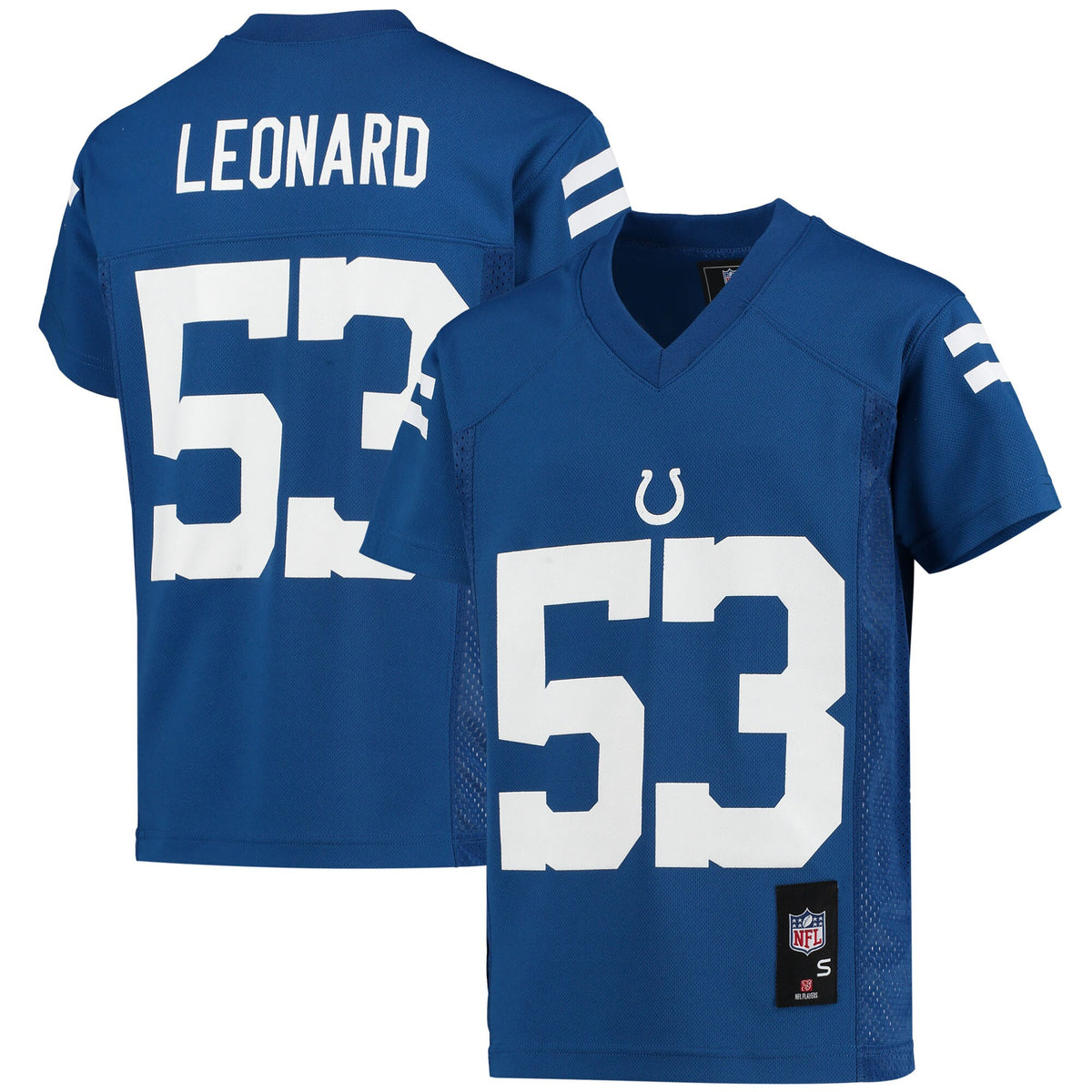 Shaquille Leonard Indianapolis Colts royal jersey