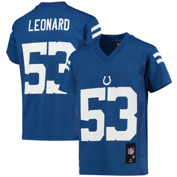 Shaquille Leonard Indianapolis Colts royal jersey