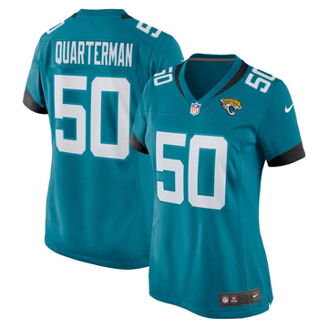 Shaquille Quarterman Jacksonville Jaguars teal jersey