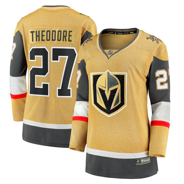 Shea Theodore Vegas Golden Knights gold Home jersey