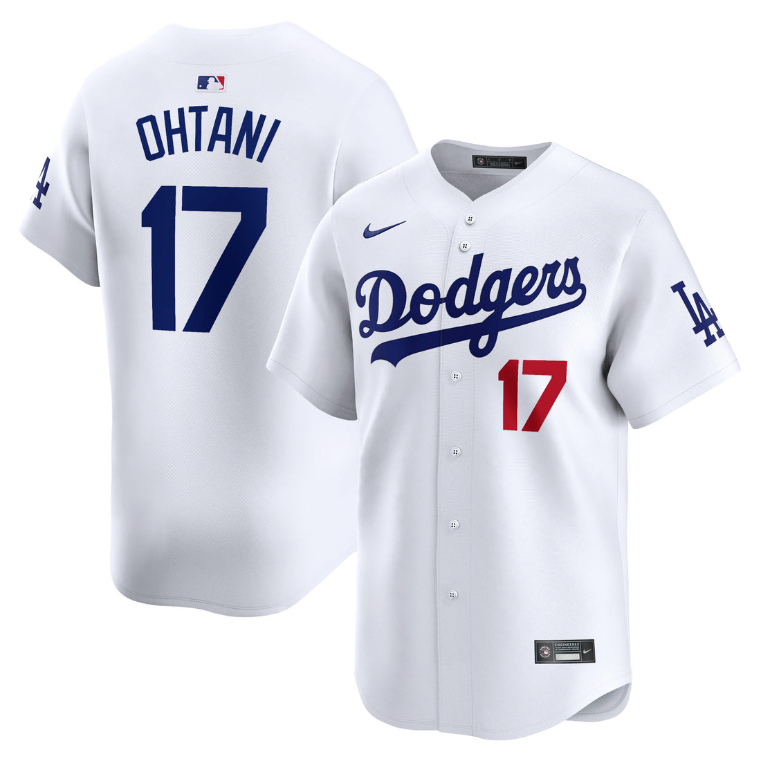 Shohei Ohtani Los Angeles Dodgers white Limited jersey
