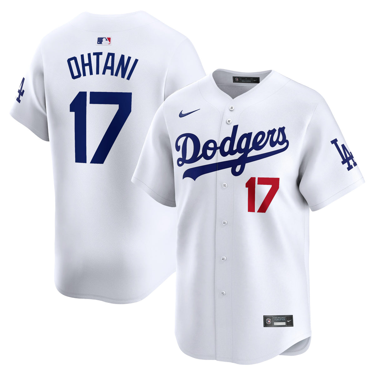 Shohei Ohtani Los Angeles Dodgers white Limited jersey