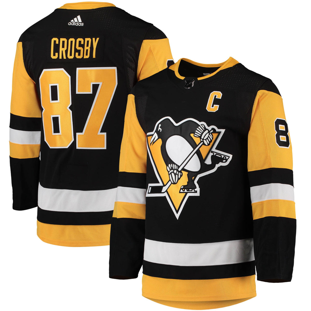 Sidney Crosby Pittsburgh Penguins black Home jersey