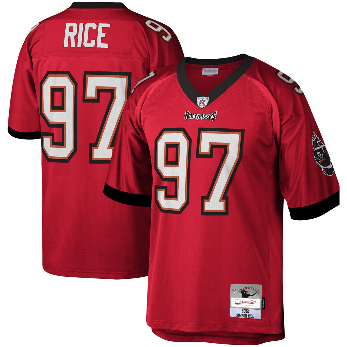 Simeon Rice Tampa Bay Buccaneers red jersey