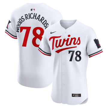 Simeon Woods Richardson Minnesota Twins white Elite jersey