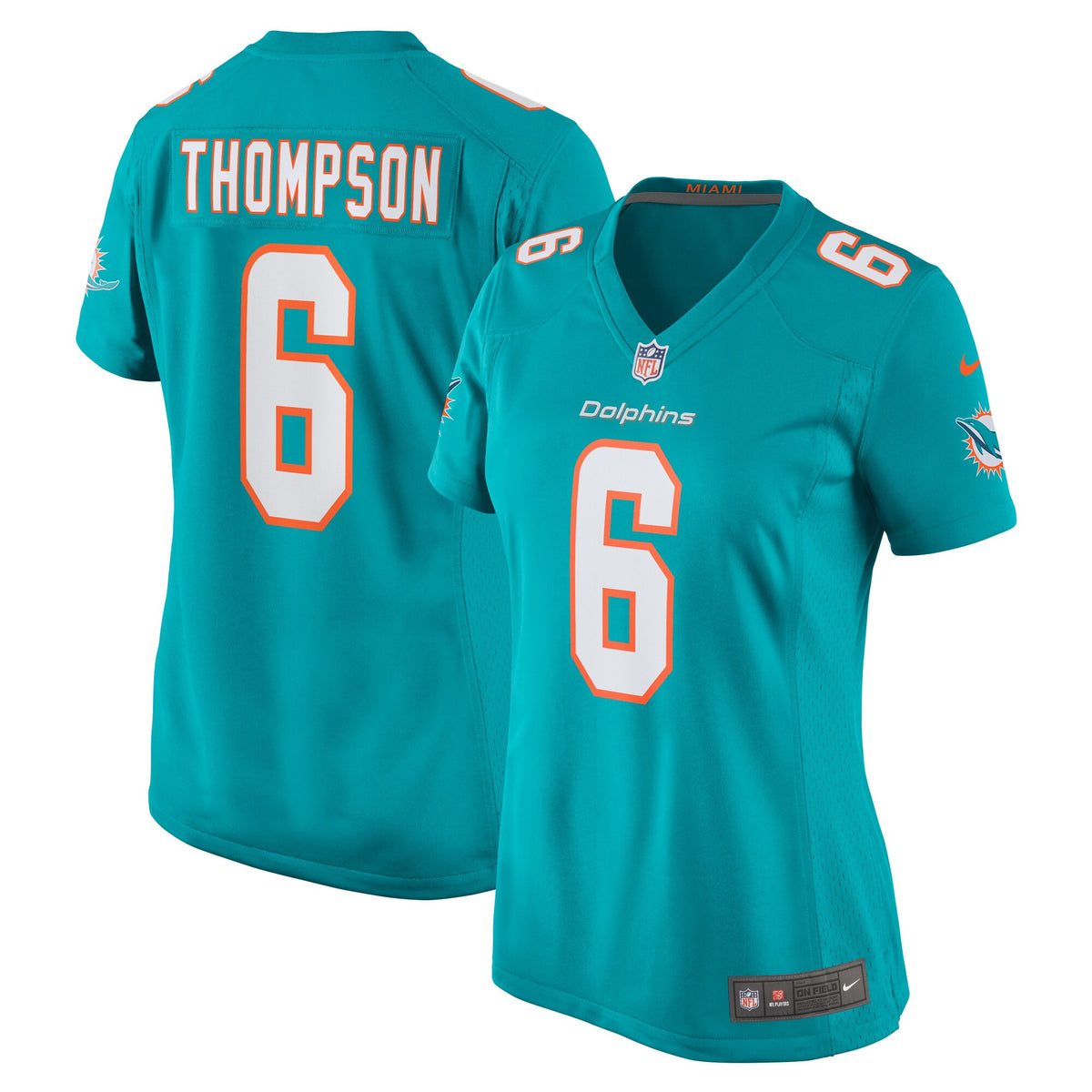 Skylar Thompson Miami Dolphins aqua jersey