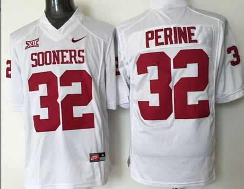 Samaje Perine Oklahoma Sooners white jersey