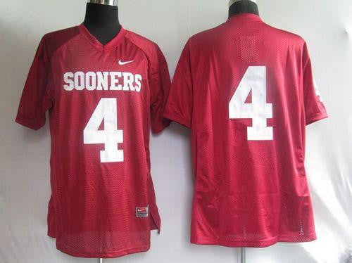 Oklahoma Sooners red jersey