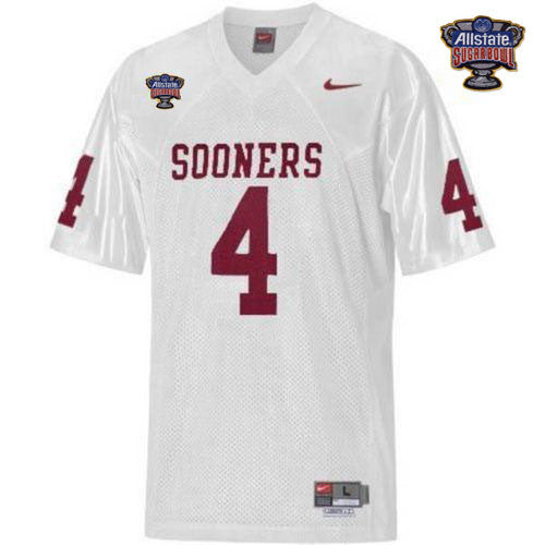 Oklahoma Sooners white jersey