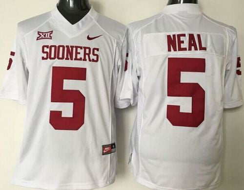Durron Neal Oklahoma Sooners white jersey