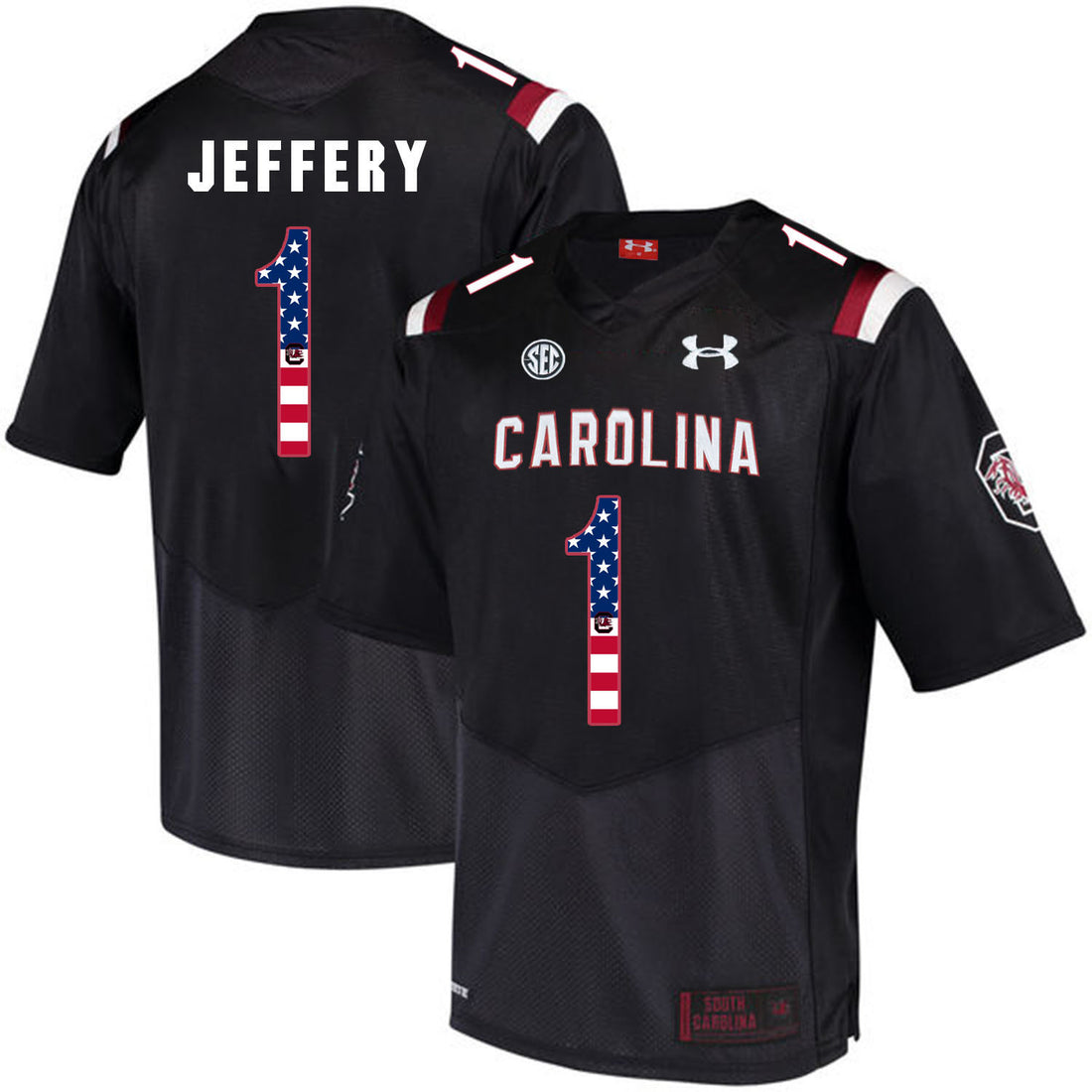 Alshon Jeffery South Carolina Gamecocks black jersey