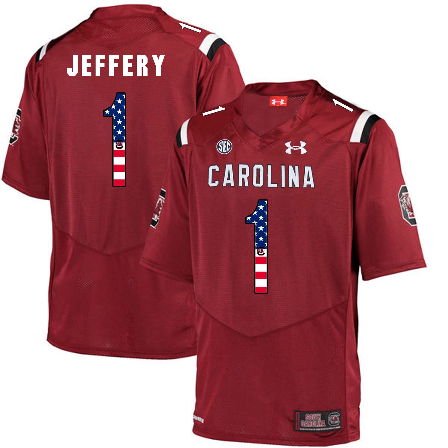 Alshon Jeffery South Carolina Gamecocks red jersey