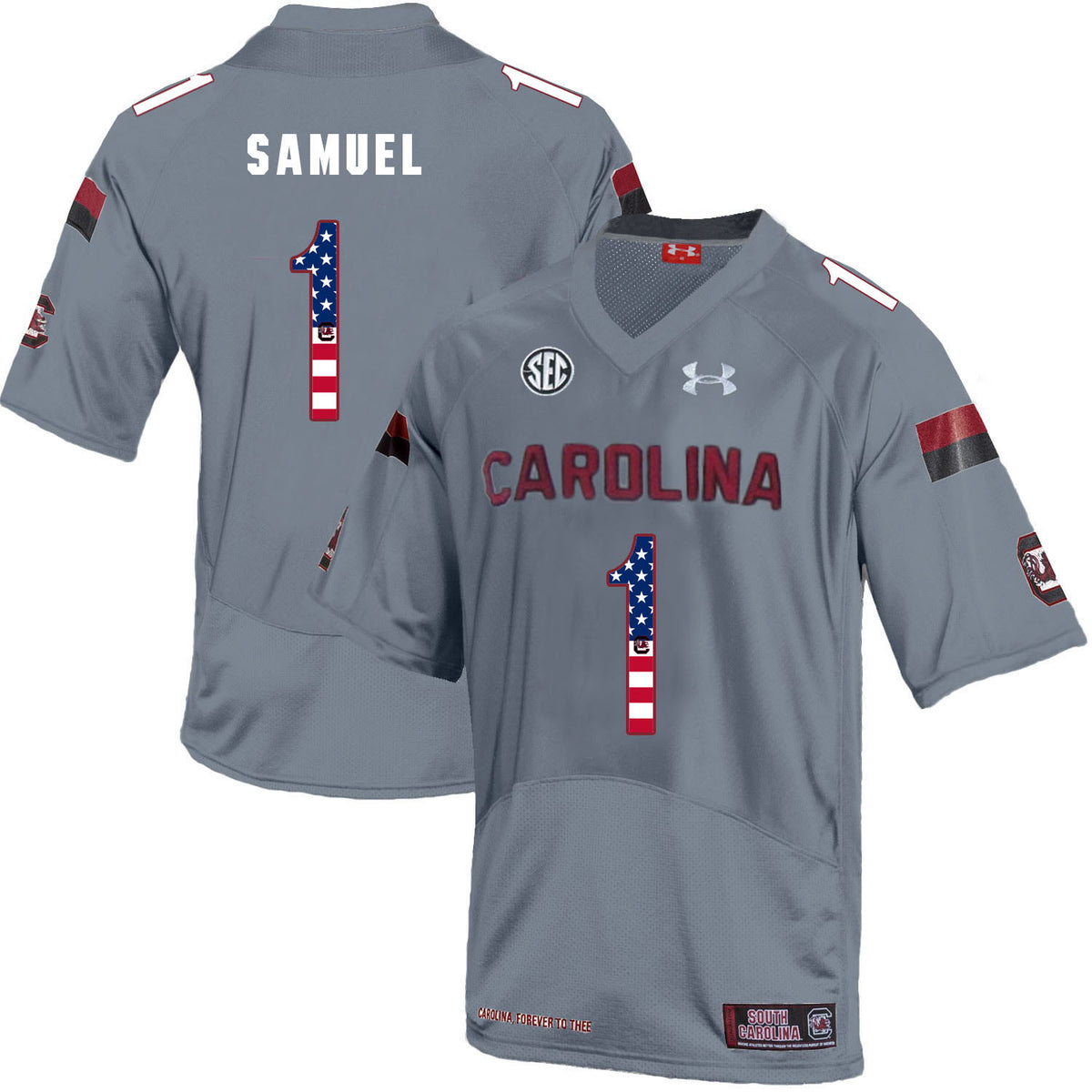 Deebo Samuel South Carolina Gamecocks gray jersey