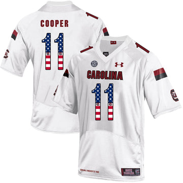 Pharoh Cooper South Carolina Gamecocks white jersey