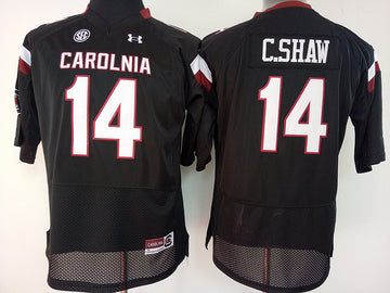 C.Shaw South Carolina Gamecocks black jersey