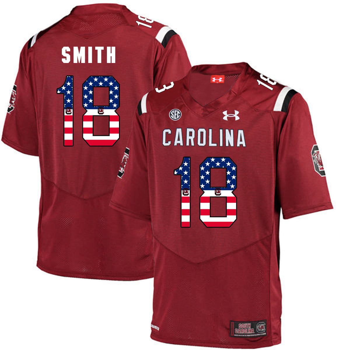 OrTre Smith South Carolina Gamecocks red jersey