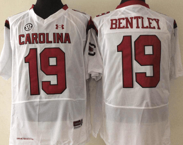 Jake Bentley South Carolina Gamecocks white jersey