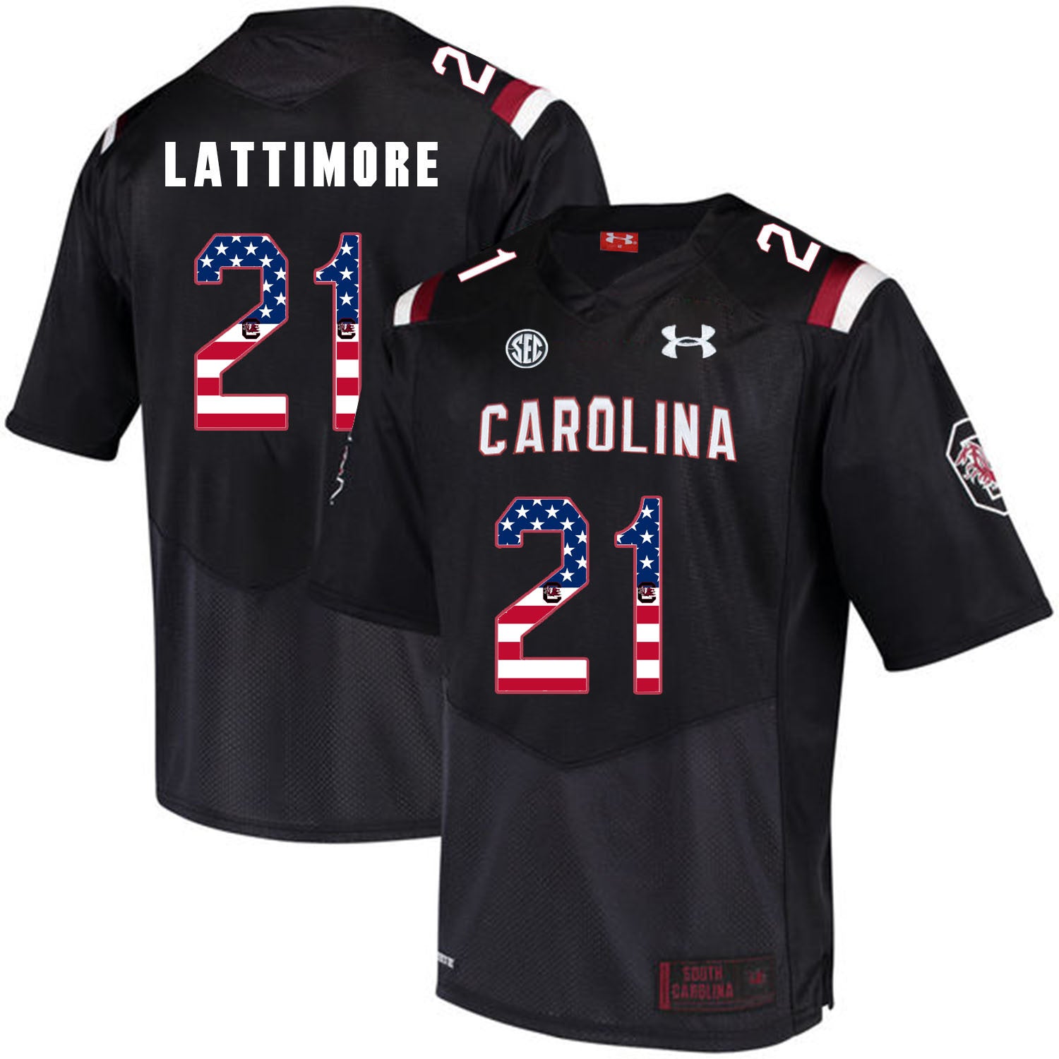 Marcus Lattimore South Carolina Gamecocks black jersey