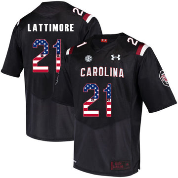 Marcus Lattimore South Carolina Gamecocks black jersey