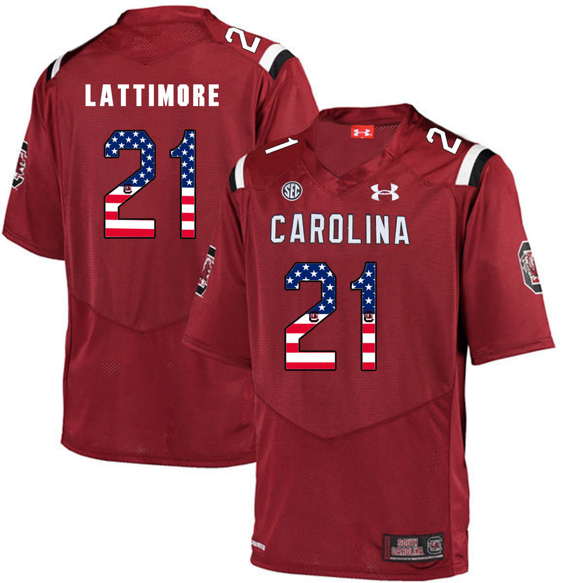 Marcus Lattimore South Carolina Gamecocks red jersey